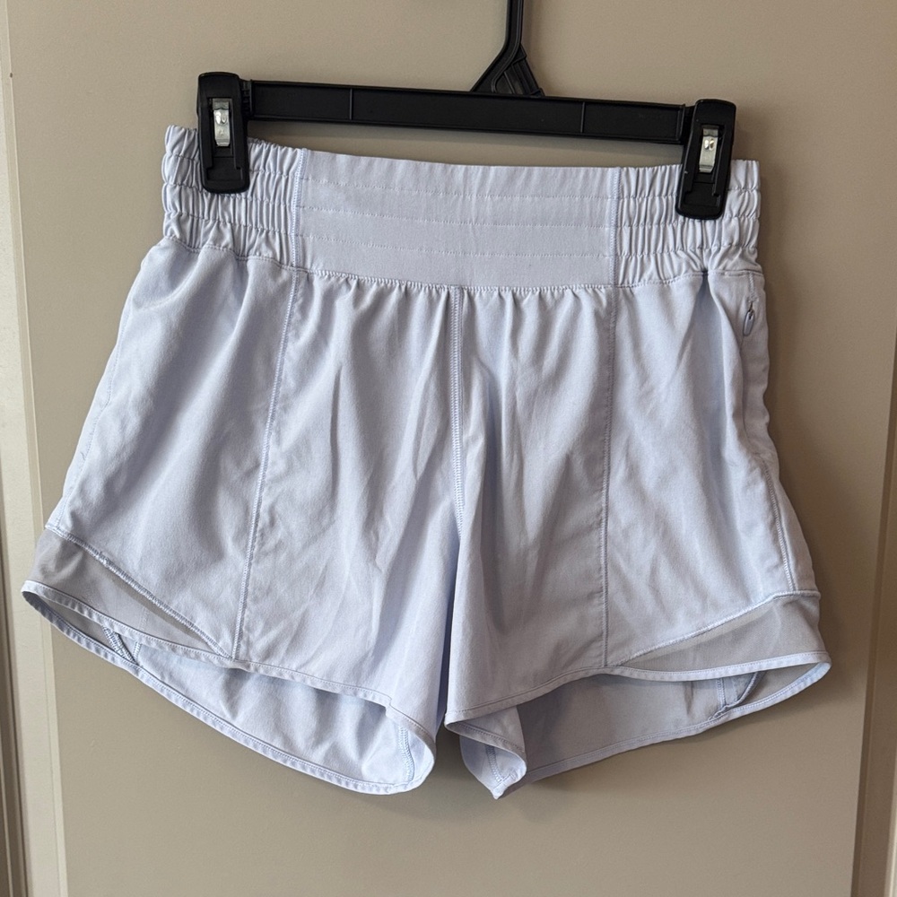 Women's Light Blue High Rise Hotty Hot Shorts